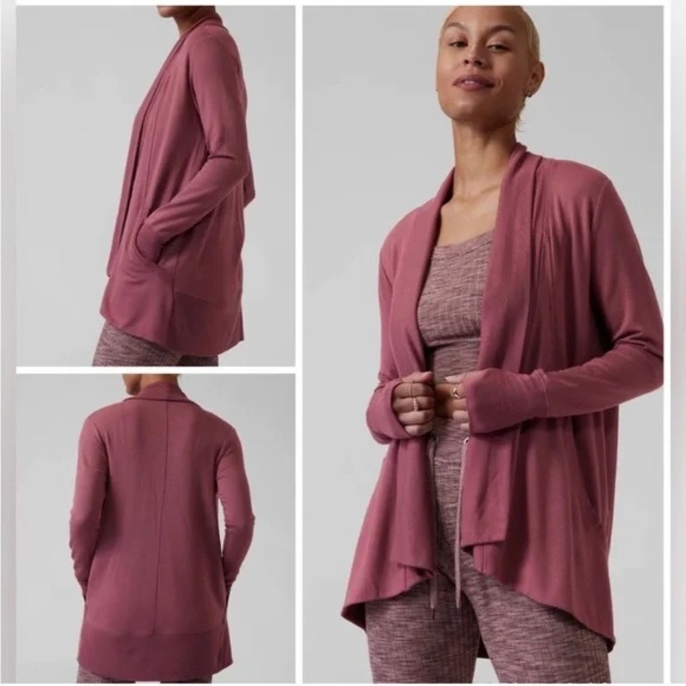 NWT Athleta Pranayama Wrap in Tawny Rose XS